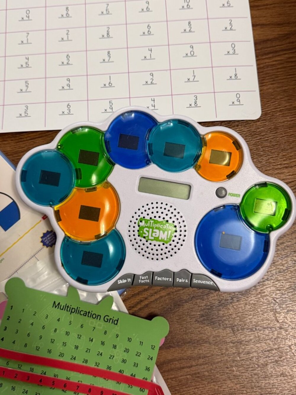 Math Learning Bundle Multiplication Slam Game Mats - Picture 2 of 5